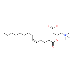 ChemSpider 2D Image | cis-5-Tetradecenoylcarnitine | C21H39NO4
