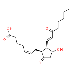 ChemSpider 2D Image | 8-iso-15-keto-PGE2 | C20H30O5