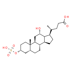 ChemSpider 2D Image | 3-Sulfodeoxycholic acid | C23H38O7S