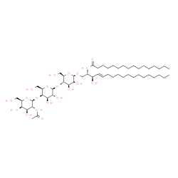 ChemSpider 2D Image | Ganglioside GA2 (d18:1/16:0) | C54H100N2O18