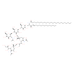 ChemSpider 2D Image | Ganglioside GD2 (d18:1/25:0) | C85H152N4O34
