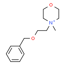 ChemSpider 2D Image | 4-[2-(Benzyloxy)ethyl]-4-methylmorpholin-4-ium | C14H22NO2
