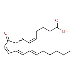 ChemSpider 2D Image | 15-DEOXY-DELTA12,14-PROSTAGLANDIN A2 | C20H28O3