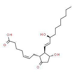 ChemSpider 2D Image | 20-ethyl Prostaglandin E2 | C22H36O5