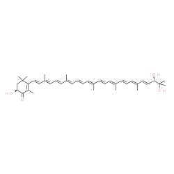ChemSpider 2D Image | 4-Ketomyxol | C40H54O4