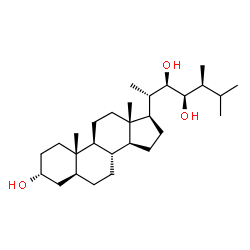 ChemSpider 2D Image | 6-deoxotyphasterol | C28H50O3