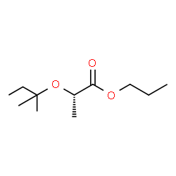 ChemSpider 2D Image | Propyl (S)-2-(1,1-dimethylpropoxy)propionate | C11H22O3