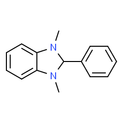 ChemSpider 2D Image | 1,3-Dimethyl-2-phenyl-2,3-dihydro-1H-benzimidazole | C15H16N2