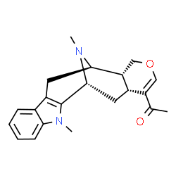 ChemSpider 2D Image | (3beta,5beta)-Alstophyllan-19-one | C21H24N2O2