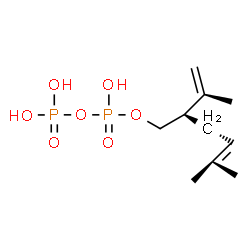 ChemSpider 2D Image | (R)-lavandulyl diphosphate | C10H20O7P2