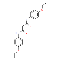 ChemSpider 2D Image | N,N'-Bis(4-ethoxyphenyl)malonamide | C19H22N2O4