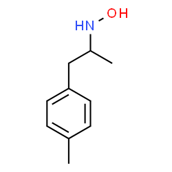 ChemSpider 2D Image | N-Hydroxy-1-(4-methylphenyl)-2-propanamine | C10H15NO