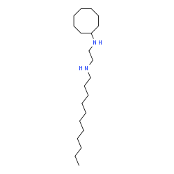 ChemSpider 2D Image | N-Cyclooctyl-N'-undecyl-1,2-ethanediamine | C21H44N2