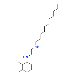 ChemSpider 2D Image | N-(2,3-Dimethylcyclohexyl)-N'-undecyl-1,2-ethanediamine | C21H44N2