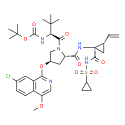 ChemSpider 2D Image | Asunaprevir | C35H46ClN5O9S