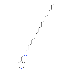 ChemSpider 2D Image | N-(4-Pyridinylmethyl)-9-octadecen-1-amine | C24H42N2