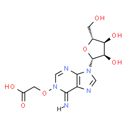 ChemSpider 2D Image | 1-(Carboxymethoxy)adenosine | C12H15N5O7