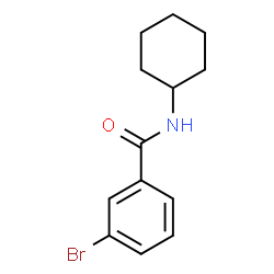 ChemSpider 2D Image | 3-Bromo-N-cyclohexylbenzamide | C13H16BrNO