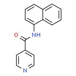 ChemSpider 2D Image | N-(1-Naphthyl)isonicotinamide | C16H12N2O