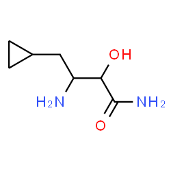 ChemSpider 2D Image | 3-Amino-4-cyclopropyl-2-hydroxybutanamide | C7H14N2O2