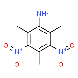 ChemSpider 2D Image | 2,4,6-Trimethyl-3,5-dinitroaniline | C9H11N3O4
