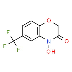 ChemSpider 2D Image | 4-Hydroxy-6-(trifluoromethyl)-2H-1,4-benzoxazin-3(4H)-one | C9H6F3NO3
