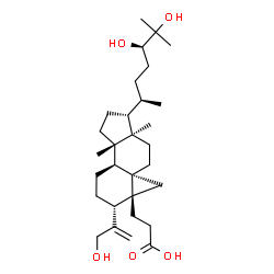 ChemSpider 2D Image | Secaubrytriol | C30H50O5
