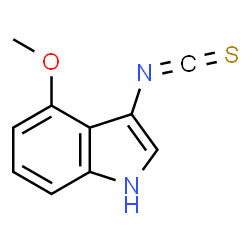 ChemSpider 2D Image | 3-Isothiocyanato-4-methoxy-1H-indole | C10H8N2OS