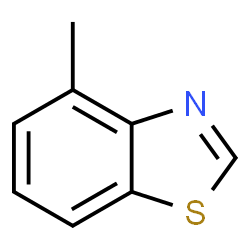 ChemSpider 2D Image | 4-METHYLBENZOTHIAZOLE | C8H7NS