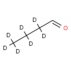 ChemSpider 2D Image | (2,2,3,3,4,4,4-~2~H_7_)Butanal | C4HD7O