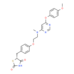 ChemSpider 2D Image | (R)-lobeglitazone | C24H24N4O5S