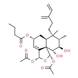 ChemSpider 2D Image | caseanigrescen B | C28H40O9