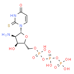 ChemSpider 2D Image | MRS2698 | C9H16N3O13P3S