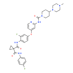ChemSpider 2D Image | Golvatinib | C33H37F2N7O4