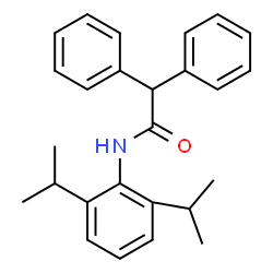 ChemSpider 2D Image | N-(2,6-Diisopropylphenyl)-2,2-diphenylacetamide | C26H29NO