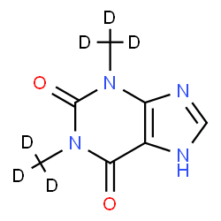ChemSpider 2D Image | Theophylline-d6 | C7H2D6N4O2