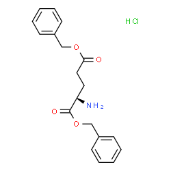 ChemSpider 2D Image | Dibenzyl glutamate hydrochloride (1:1) | C19H22ClNO4