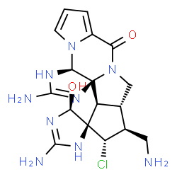 ChemSpider 2D Image | Palau'amine | C17H22ClN9O2