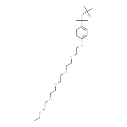 ChemSpider 2D Image | 1-[4-(2,4,4-Trimethyl-2-pentanyl)phenoxy]-3,6,9,12,15-pentaoxaheptadecane | C26H46O6