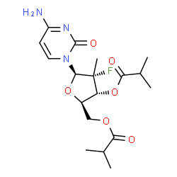 ChemSpider 2D Image | Mericitabine | C18H26FN3O6