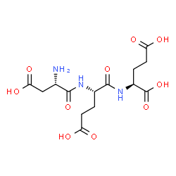ChemSpider 2D Image | L-alpha-Aspartyl-L-alpha-glutamyl-L-glutamic acid | C14H21N3O10