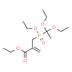 ChemSpider 2D Image | Ethyl 2-{[(1,1-diethoxyethyl)(ethoxy)phosphoryl]methyl}acrylate | C14H27O6P