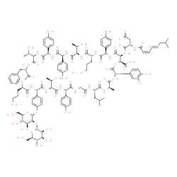 ChemSpider 2D Image | ramoplanin A2 | C119H154ClN21O40