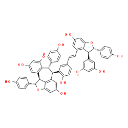 ChemSpider 2D Image | Vitisin A | C56H42O12