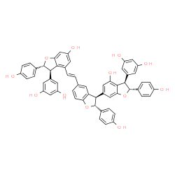 ChemSpider 2D Image | Vitisin B | C56H42O12