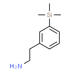 ChemSpider 2D Image | 2-[3-(Trimethylsilyl)phenyl]ethanamine | C11H19NSi