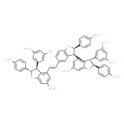 ChemSpider 2D Image | Vitisin C | C56H42O12
