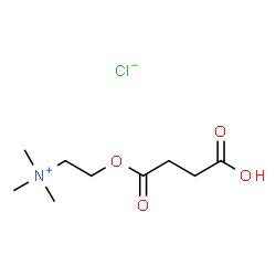 ChemSpider 2D Image | Succinylmonocholine Chloride | C9H18ClNO4