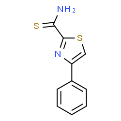 ChemSpider 2D Image | 2-thiazolecarbothioamide,4-phenyl- | C10H8N2S2