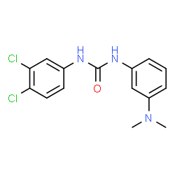 ChemSpider 2D Image | 1-(3,4-Dichlorophenyl)-3-(3-(dimethylamino)phenyl)urea | C15H15Cl2N3O